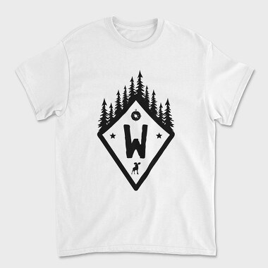 W Forest, Tricou Barbati (Unisex)