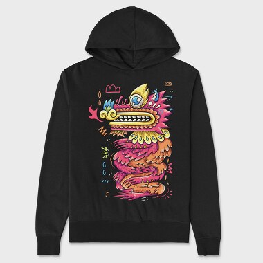 Colorful Creature 18, Hanorac Oversize Barbati (Unisex)