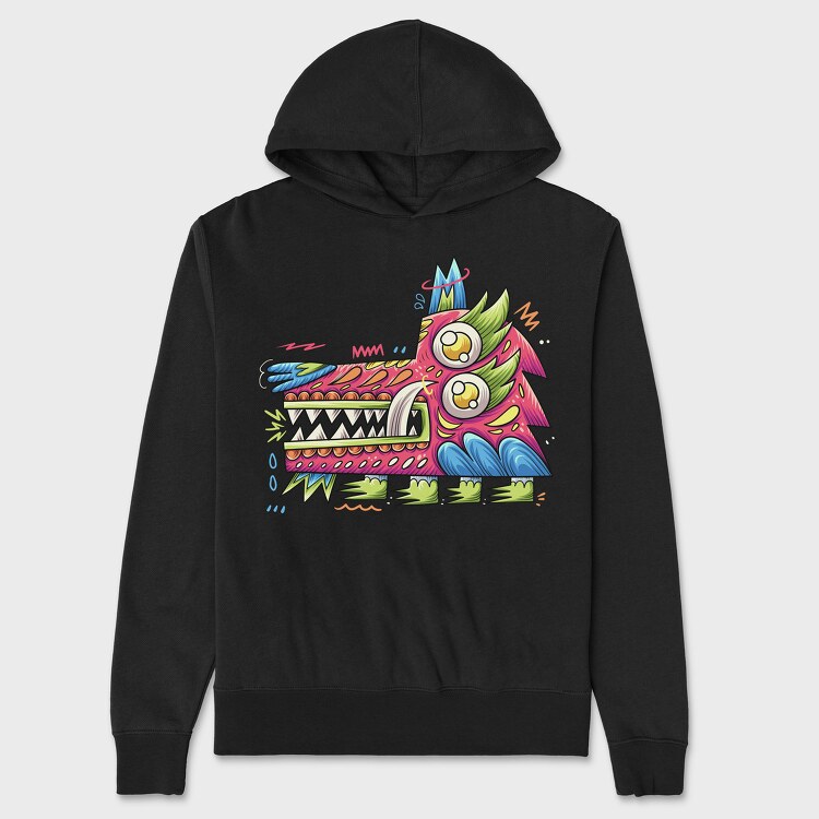 Colorful Creature 19, Hanorac Oversize Barbati (Unisex)