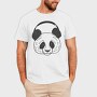 Panda Headphones, Tricou Barbati (Unisex)