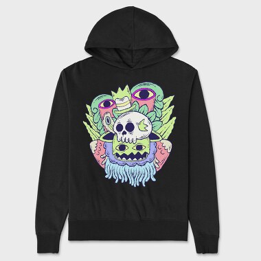 Colorful Creature 2, Hanorac Oversize Barbati (Unisex)