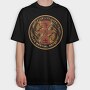 Fearless Warrior Koi, Tricou Oversize Barbati (Unisex)