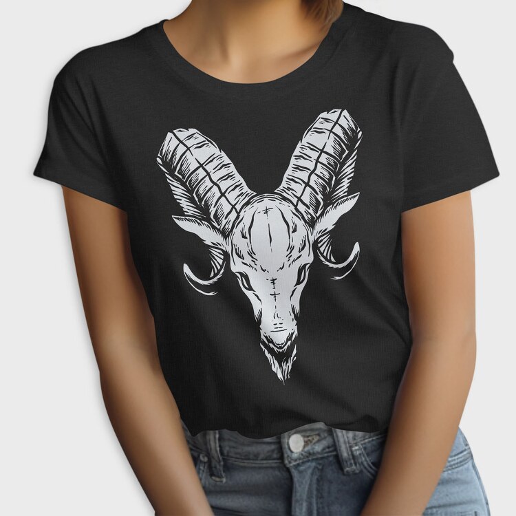Ram Skull Horns, Tricou Femei