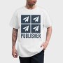 Paper Plane Publisher, Tricou Barbati (Unisex)