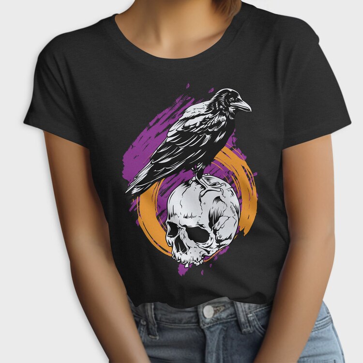 Raven Skull Strike 1, Tricou Femei