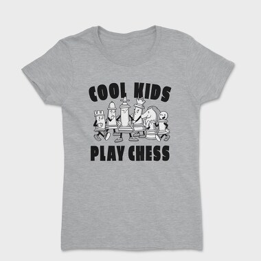 Tricou Femei, Chess Cartoon