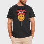 Lollipop Smiley, Tricou Barbati (Unisex)