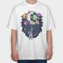 Space Bowling Astronaut, Tricou Oversize Barbati (Unisex)