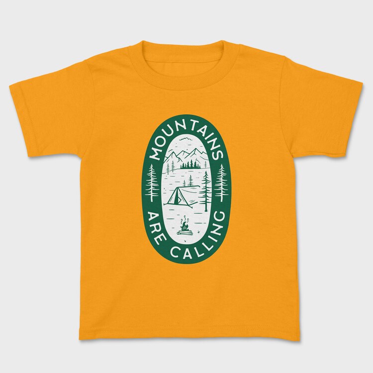 Mountains Are Calling Green, Tricou Copii