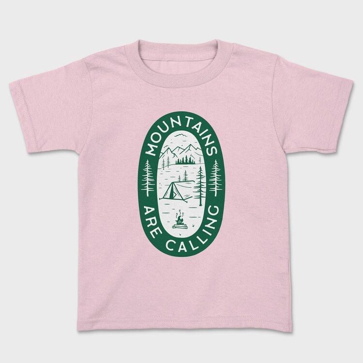 Mountains Are Calling Green, Tricou Copii