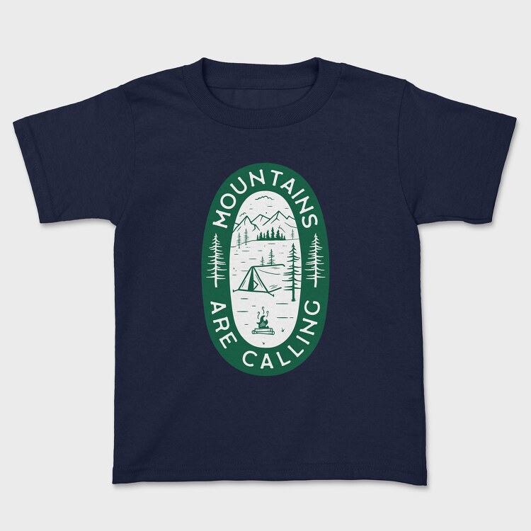 Mountains Are Calling Green, Tricou Copii