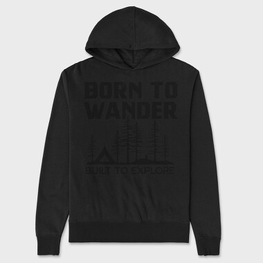 born to wander, Hanorac Oversize Barbati (Unisex)