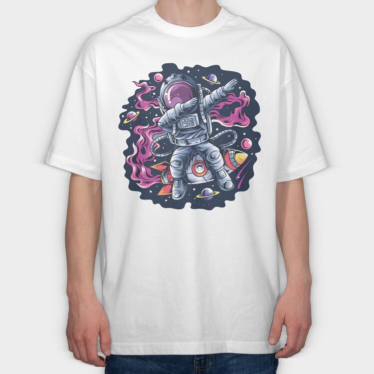 Space Explorer 3, Tricou Oversize Barbati (Unisex)