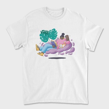 Tricou Barbati (Unisex), Girl Reading