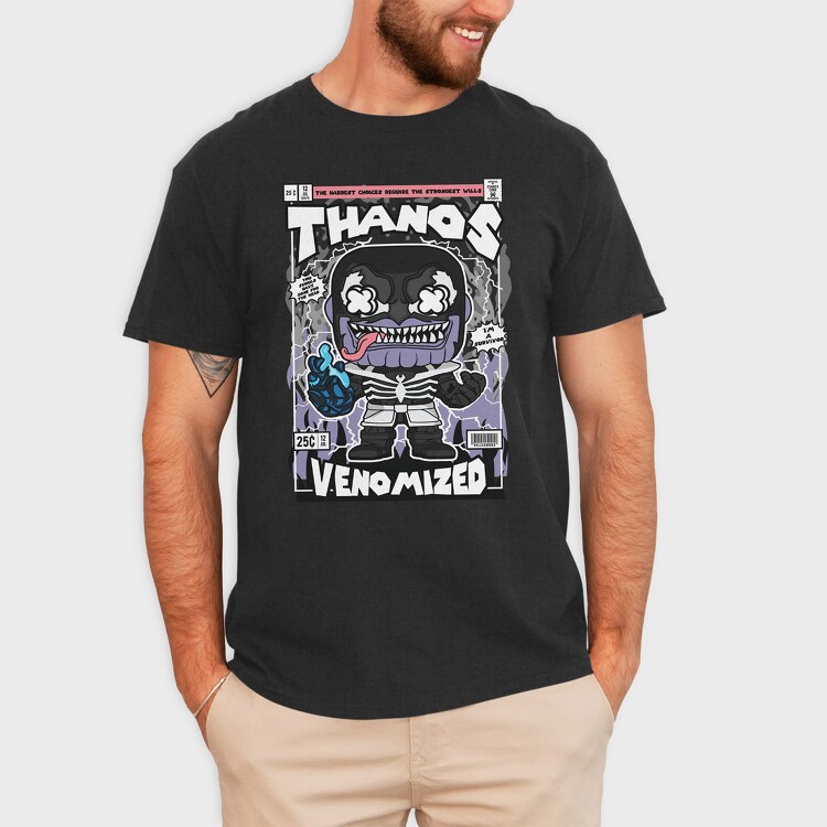 Thanos Venomized, Tricou Barbati (Unisex)
