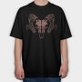 Skull Wings, Tricou Oversize Barbati (Unisex)
