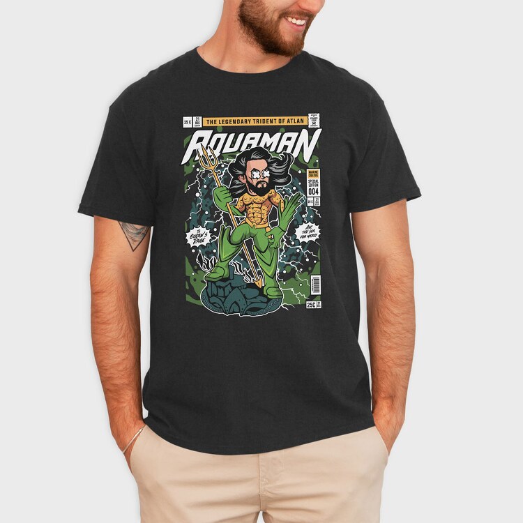 Aquaman, Tricou Barbati (Unisex)