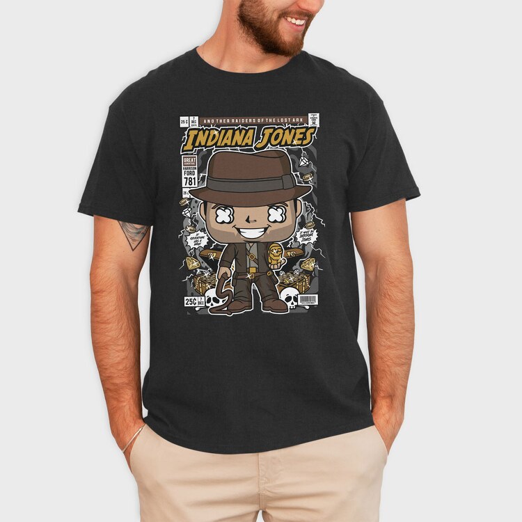 Indiana Jones, Tricou Barbati (Unisex)