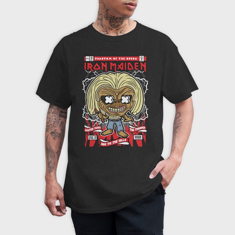 Iron Maiden Killer Eddie, Tricou Barbati (Unisex)