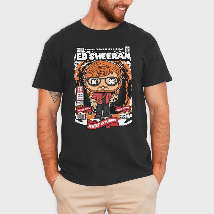 Ed Sheeran, Tricou Barbati (Unisex)