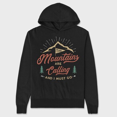 The Mountains Are Calling 7, Hanorac Oversize Barbati (Unisex)