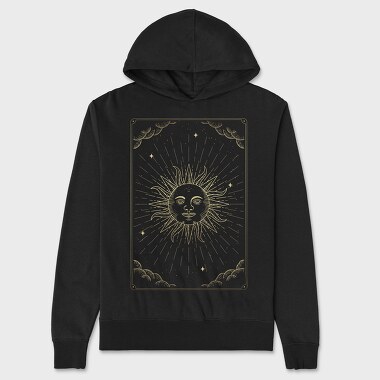 The Sun Tarot Card, Hanorac Oversize Barbati (Unisex)