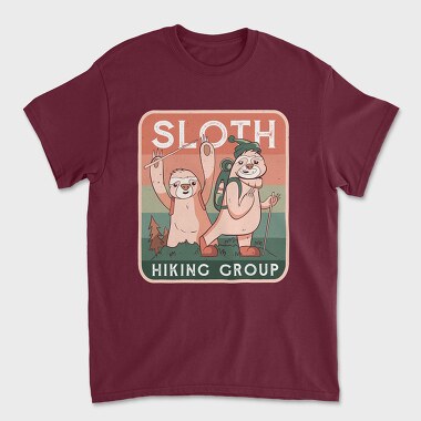 Tricou Barbati (Unisex), Sloth Hiking Group