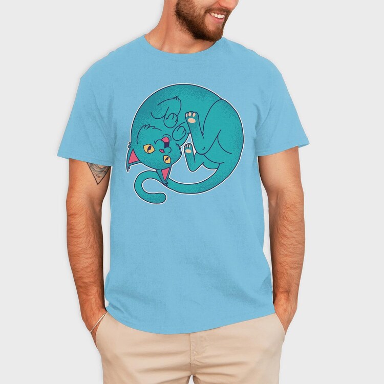 Cat, Tricou Barbati (Unisex)