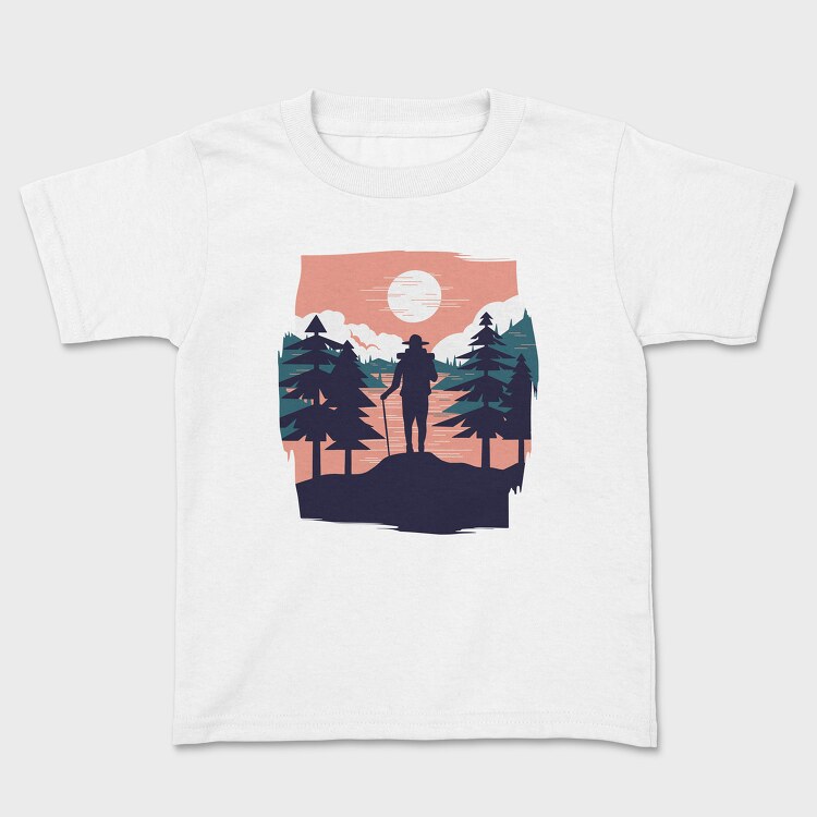 Hiking Sunset, Tricou Copii