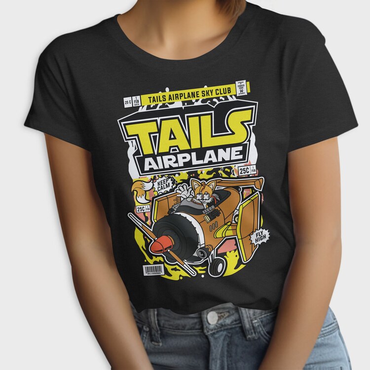 Sonic Tails Airplane, Tricou Femei