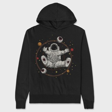 Abstract Astronaut, Hanorac Oversize Barbati (Unisex)