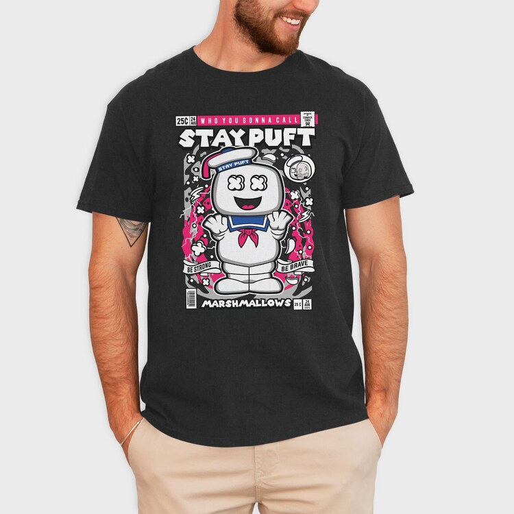 Stay Puft Marshmallowman, Tricou Barbati (Unisex)