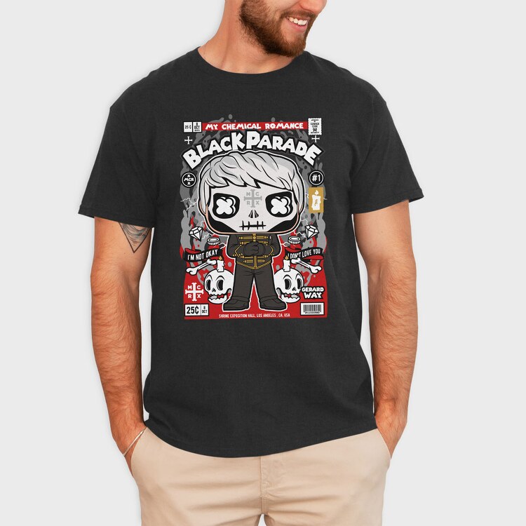 Gerard Way Black Parade, Tricou Barbati (Unisex)