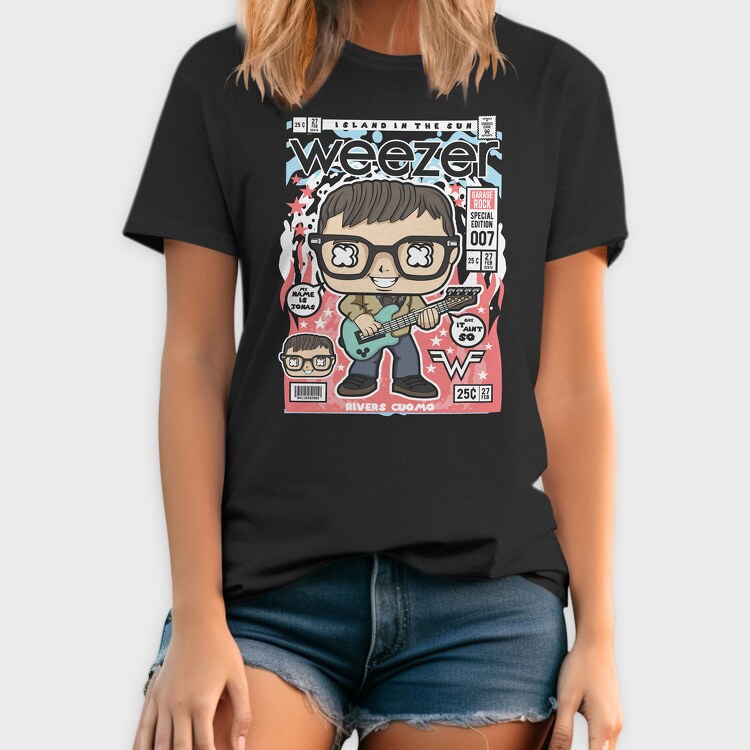 Rivers Cuomo Weezer, Tricou Barbati (Unisex)