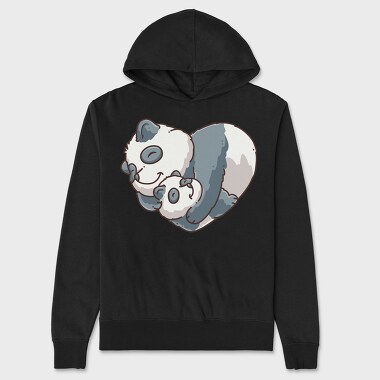 Panda 3, Hanorac Oversize Barbati (Unisex)