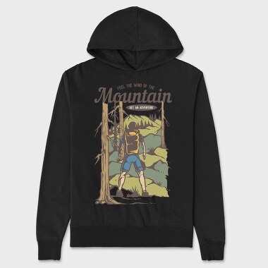 Mountain Backpacker, Hanorac Oversize Barbati (Unisex)