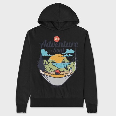 The Adventure Soul, Hanorac Oversize Barbati (Unisex)
