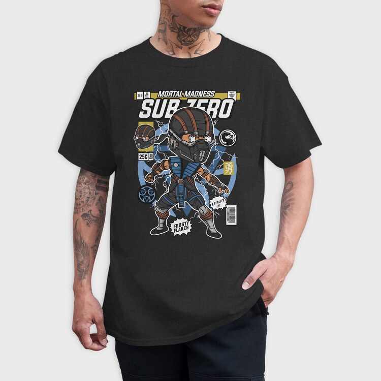 Sub Zero, Tricou Barbati (Unisex)