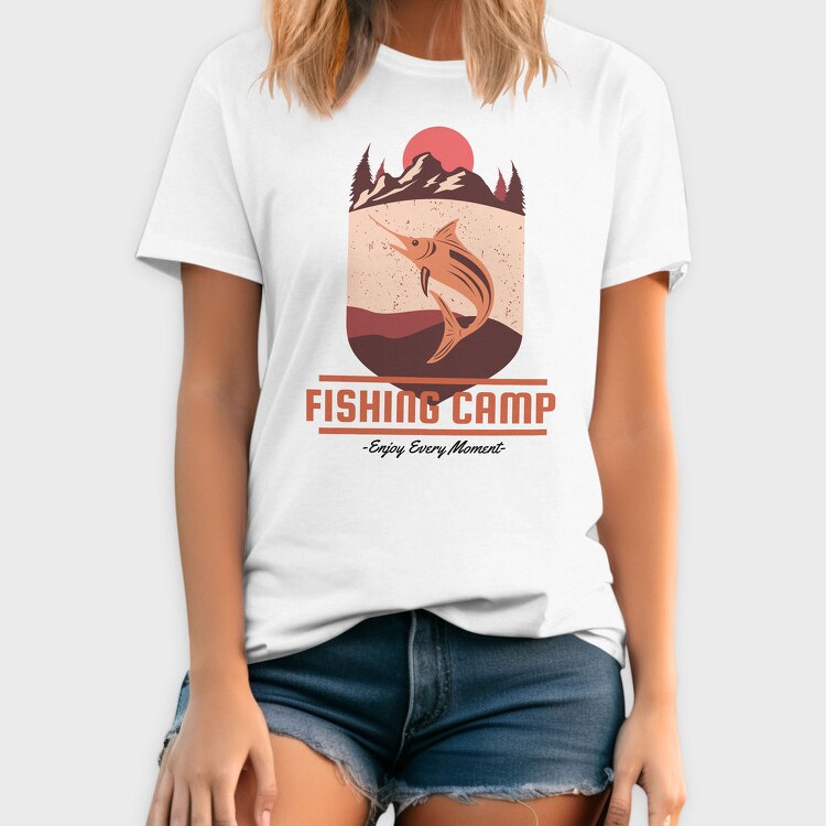 Fishing Camp Adventure, Tricou Barbati (Unisex)