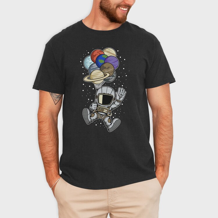 Space Explorer 1, Tricou Barbati (Unisex)