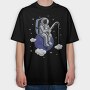Astronaut Cloud Catcher, Tricou Oversize Barbati (Unisex)