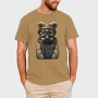 Gas Mask Teddy, Tricou Barbati (Unisex)