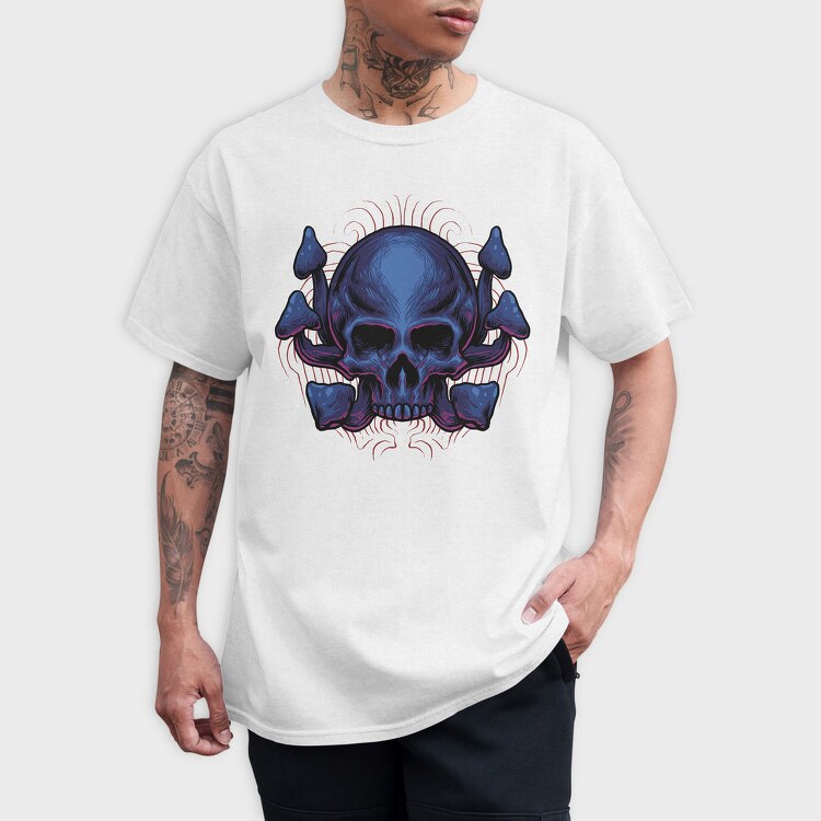 Skull Crossbones, Tricou Barbati (Unisex)