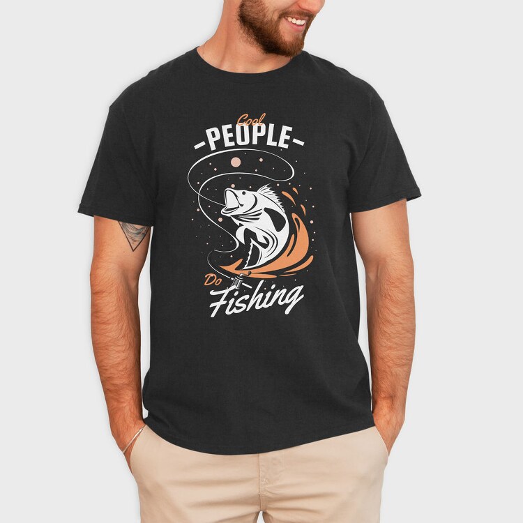 Fishing Cool, Tricou Barbati (Unisex)