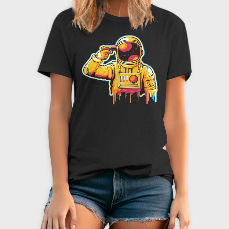 Astronaut Gunner, Tricou Barbati (Unisex)