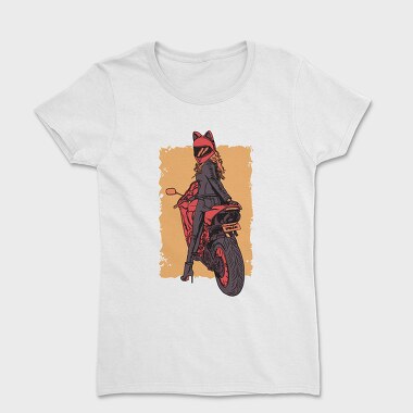 Tricou Femei, Cat Woman Motorbike