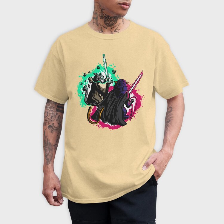 Cats Light Swords, Tricou Barbati (Unisex)