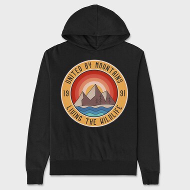 United by Mountains, Hanorac Oversize Barbati (Unisex)