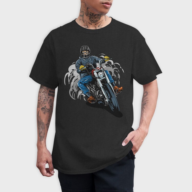 Motorcycle Rider 1, Tricou Barbati (Unisex)