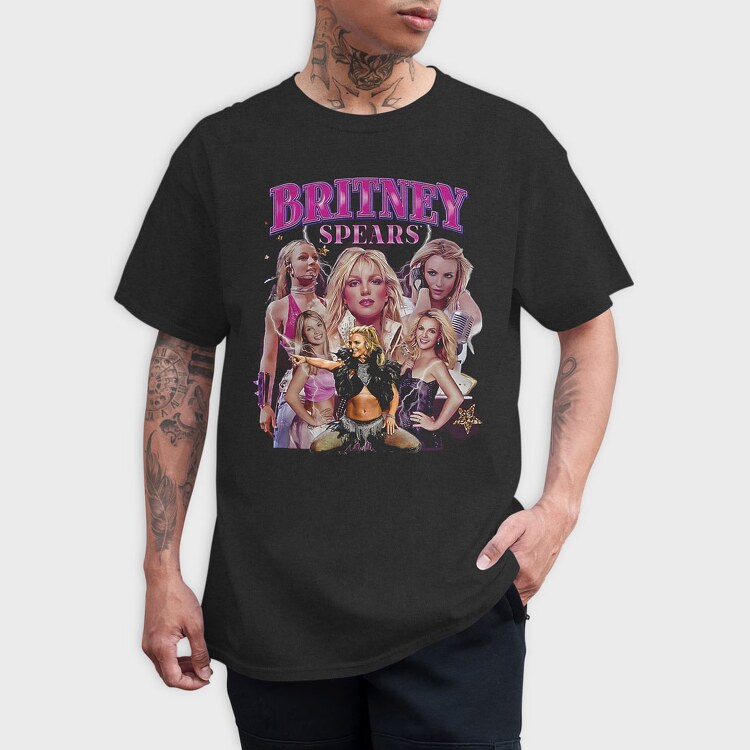 Britney Spears 2, Tricou Barbati (Unisex)